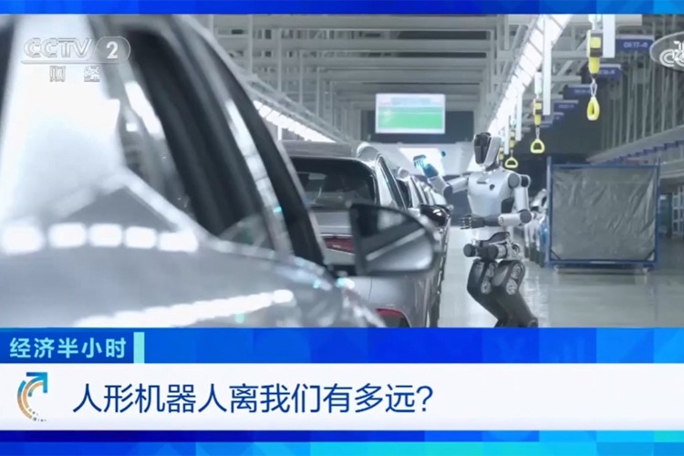 中央电视台《经济半小时》栏目对xpj官网机器人的专题报道
